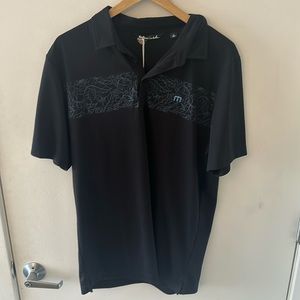Travis Matthew Men’s Large Black Polo NWT